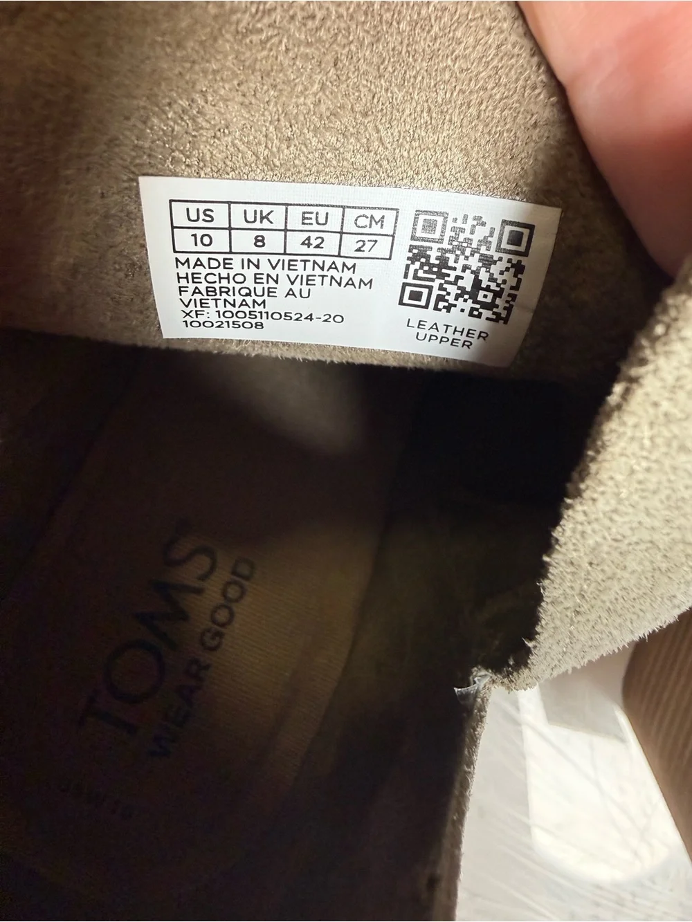 TOMS Eliza Suede Bootie - Dune Metallic Suede - Women’s 10 NWT